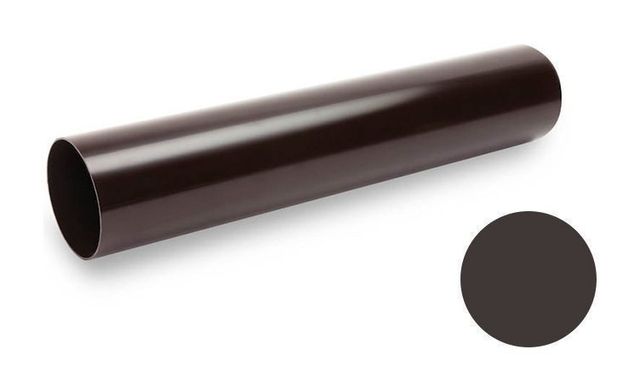 Водостічна труба Galeco PVC 90/50 50х2000 мм темно-коричневий