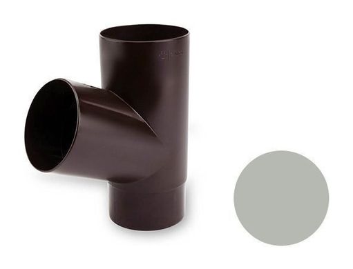 Тройник трубы Galeco PVC 150/100 100 мм светло-серый