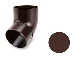 Коліно 67 градусів Galeco PVC SP080 80 мм шоколадно-коричневий