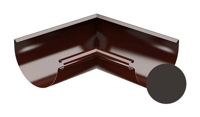 Угол внутренний 90 градусов Galeco STAL 150/100 153 мм темно-коричневый