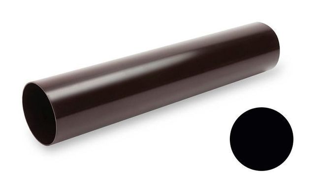 Водостічна труба Galeco PVC 130/100 100х4000 мм чорний
