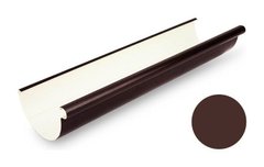 Желоб водосточный Galeco PVC 130 132х4000 мм шоколадно-коричневый