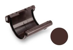 Муфта желоба Galeco PVC 110/80 107х120 мм шоколадно-коричневый