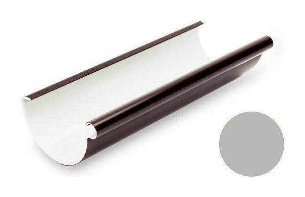 Желоб водосточный Galeco PVC 150/100 148х4000 мм светло-серый