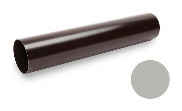 Водосточная труба Galeco PVC 150/100 100х4000 мм светло-серый