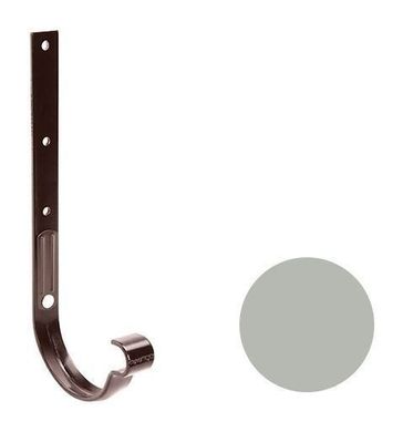 Кронштейн желоба металлический Galeco PVC 150/100 148х335 мм светло-серый