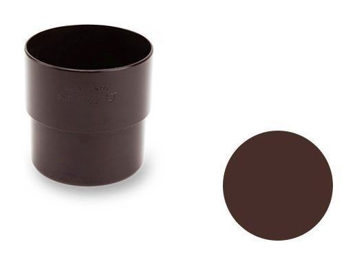 Соединительная муфта Galeco PVC 130/100 100х121 мм шоколадно-коричневый
