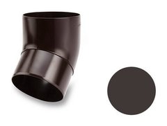 Коліно 45 градусів Galeco PVC 150/100 100 мм темно-коричневий