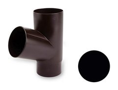 Трійник труби Galeco PVC 130/100 100 мм чорний